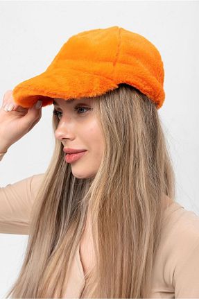 کلاه نارنجی زنانه پلی استر MARBERRY - کد 870906381