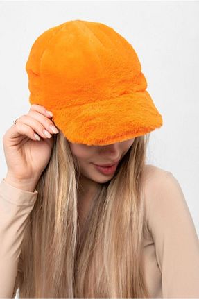 کلاه نارنجی زنانه پلی استر MARBERRY - کد 870906381