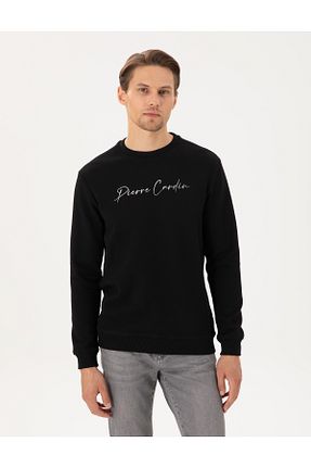سوئیشرت قهوه ای مردانه ساده Pierre Cardin - کد 870919550