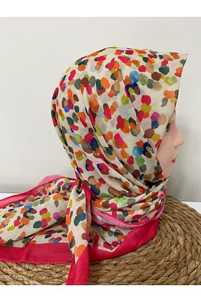 روسری رنگی پنبه ای Şehr i sultan - کد 870927184