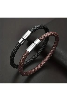 دستبند استیل (فولاد) مشکی زنانه Fioroni - کد 870934481