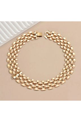 گردنبند استیل ( فولاد ) طلائی زنانه استیل (فولاد) Fioroni - کد 870934027