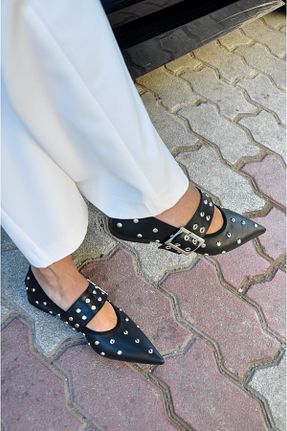 بابت مشکی زنانه چرم مصنوعی SİBA SHOES - کد 870936313