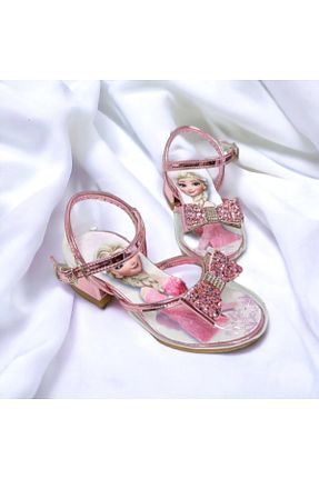 کفش پاشنه بلند کلاسیک صورتی بچه گانه چرم لاکی PATİK BEBE - کد 831163181