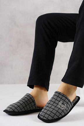 دمپائی خانگی طوسی مردانه پاشنه کوتاه (1 - 4 سانتی متر) Endurstep - کد 871334357