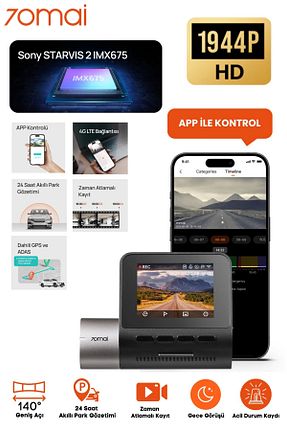 دوربین داخلی خودرو 128 GB 70MAİ - کد 836045876