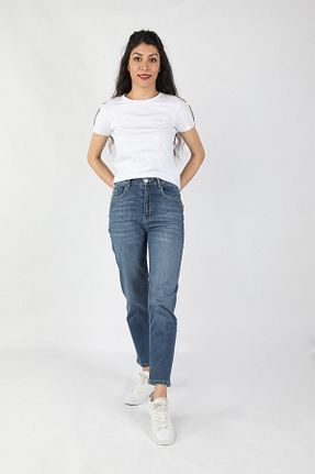 شلوار جین آبی زنانه رگولار BALİNS - کد 103353009