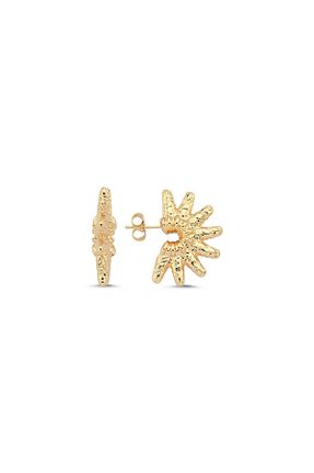 گوشواره جواهر سفید زیرکن Merano Design - کد 871015153