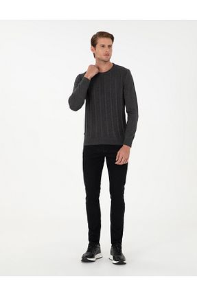 شلوار جین قهوه ای مردانه پاچه تنگ Pierre Cardin - کد 871023796