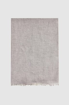 شال گردن طوسی مردانه چرم خالص D