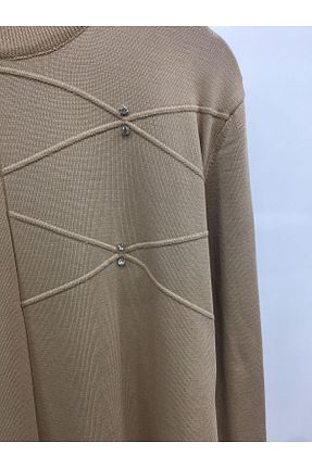 تونیک قهوه ای زنانه تریکو DEMİRLER - کد 871017358