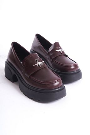 کفش کژوال زرشکی زنانه چرم مصنوعی Lively Stylish - کد 871031373