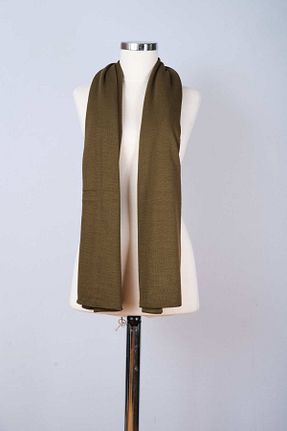 شال خاکی زنانه اکریلیک Sebir Moda - کد 871042786