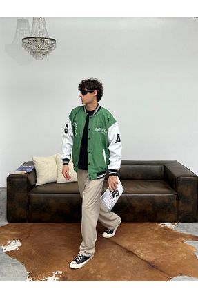 کت سبز مردانه اورسایز maroni - کد 871036186