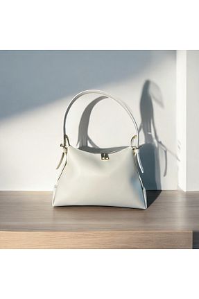 کیف دستی سفید زنانه سایز متوسط MM BAG - کد 871045397