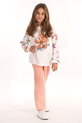 ست بالاتنه و پائین تنه نباتی بچه گانه بافتنی zepkids - کد 871352388