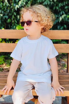 تیشرت سفید بچه گانه رگولار Breeze - کد 825209561