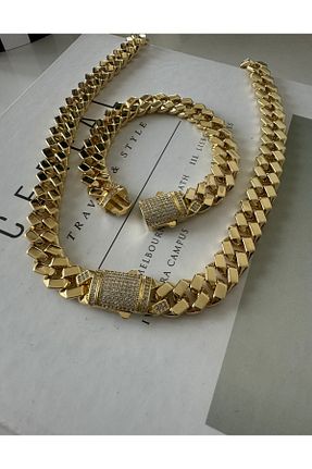 گردنبند استیل ( فولاد ) طلائی زنانه استیل (فولاد) Chiaro Accessory - کد 871065650