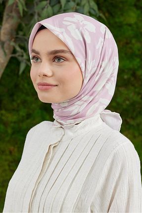 روسری صورتی پنبه ای Emproyal - کد 832365176