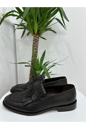 کفش کلاسیک قهوه ای مردانه چرم خالص Klay Shoes - کد 871076849