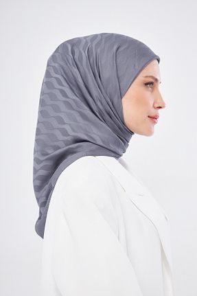 شال طوسی زنانه پلی استر SAKAFASHİON - کد 871113433