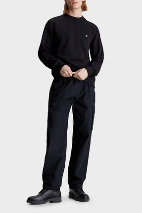 سوئیشرت مشکی مردانه ساده Calvin Klein - کد 786420262