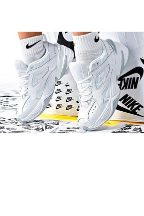 کفش اسنیکر سفید زنانه چرم اصل Nike - کد 871363235