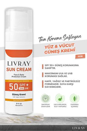 کرم ضد آفتاب بدن SPF 50 + Livray - کد 856091472