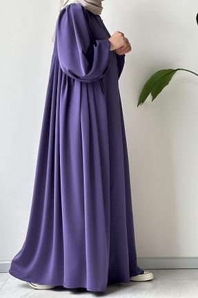 لباس حجاب بنفش زنانه کلوش ANDE - کد 871118823