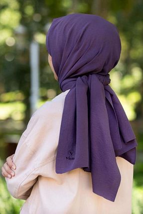 شال بنفش زنانه جاز Mira İpek - کد 871137775