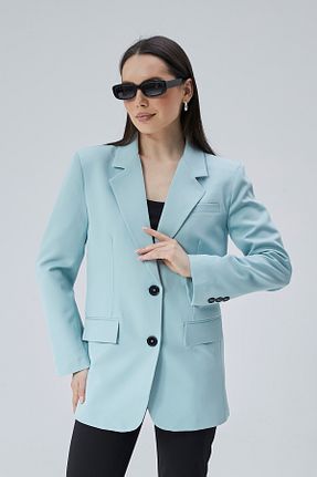 کت بلیزر سبز زنانه مخلوط پلی استر Bolivente - کد 833280854