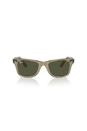 عینک آفتابی خاکی زنانه استات Ray-Ban - کد 871364721