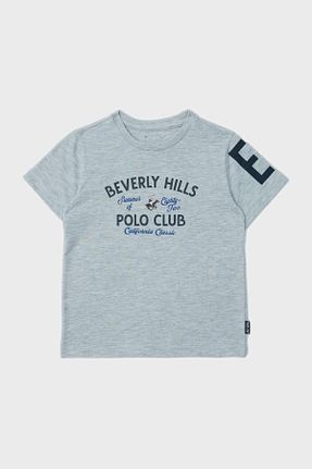 تیشرت طوسی بچه گانه رگولار Beverly Hills Polo Club - کد 727883355