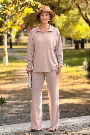 ست کرمکن اسپرت طوسی زنانه %100 پنبه Nevin Kaya Moda - کد 871156580