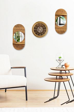 قفسه دیواری قهوه ای 26 cm MONTESEV - کد 871151861