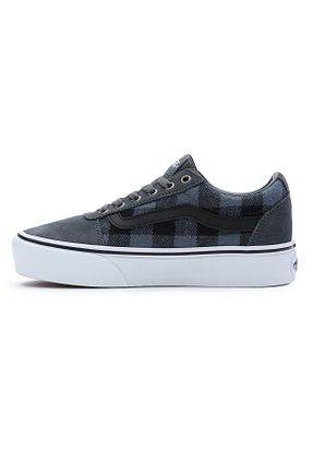 کفش اسنیکر طوسی زنانه بند دار Vans - کد 752177517