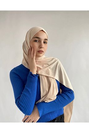 شال طوسی زنانه پنبه ای ardün hijab - کد 871153245