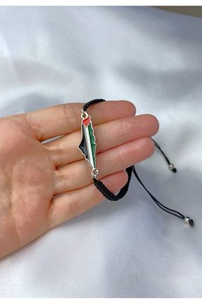 دستبند جواهر رنگی زنانه چرم Herşey Nota - کد 871165253