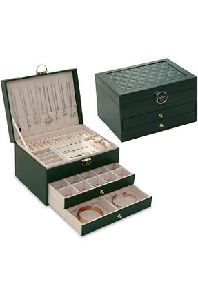 کمد جواهرات و اکسسوری سبز Aynasız VARSTHREE - کد 871368801