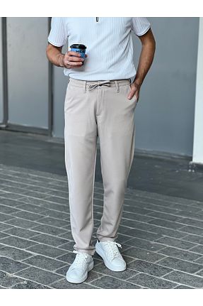 شلوار طوسی مردانه پنبه ای ElitWear - کد 868935207