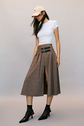 کفش پاشنه بلند کلاسیک مشکی زنانه پلی اورتان Bershka - کد 803683735