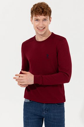 پلیور قهوه ای مردانه ساده U.S. Polo Assn. - کد 871206109