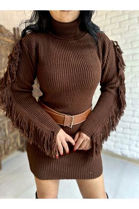 لباس قهوه ای زنانه تریکو moneta boutique - کد 871219652