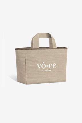 کیف دوشی بژ زنانه پارچه ای voce studios - کد 871229775