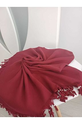 روسری زرشکی پلی استر Brs - کد 871251553