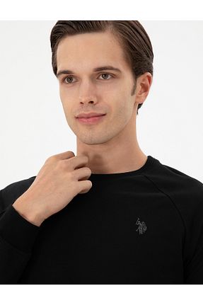سوئیشرت مشکی مردانه ساده U.S. Polo Assn. - کد 871257303