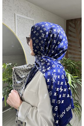 شال سرمه ای زنانه Modechic Collection - کد 871261140