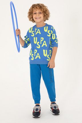 شلوار کرمگن آبی بچه گانه Comfort U.S. Polo Assn. - کد 871396506