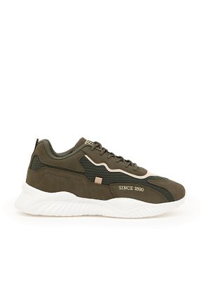 کفش اسنیکر خاکی مردانه بند دار U.S. Polo Assn. - کد 871290848