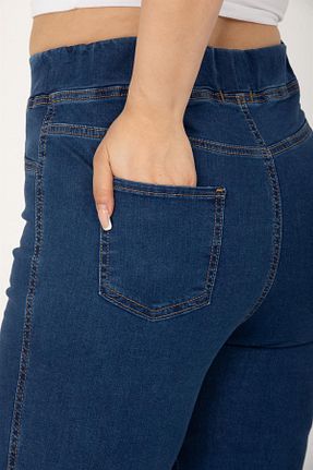 ساق شلواری آبی زنانه جین yzs tekstil - کد 871301987